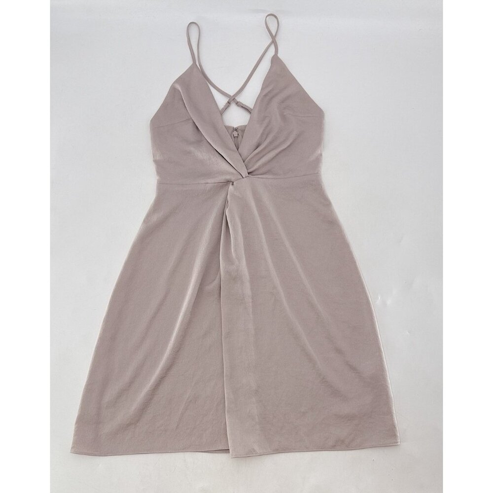 Express Women’s Rose Taupe Beige Strappy Dress Sz 2 Formal Formal Event‎